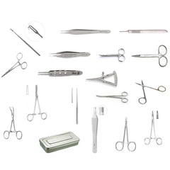 Blepharoplasty Instruments Set - Eyelid - 24 Pcs