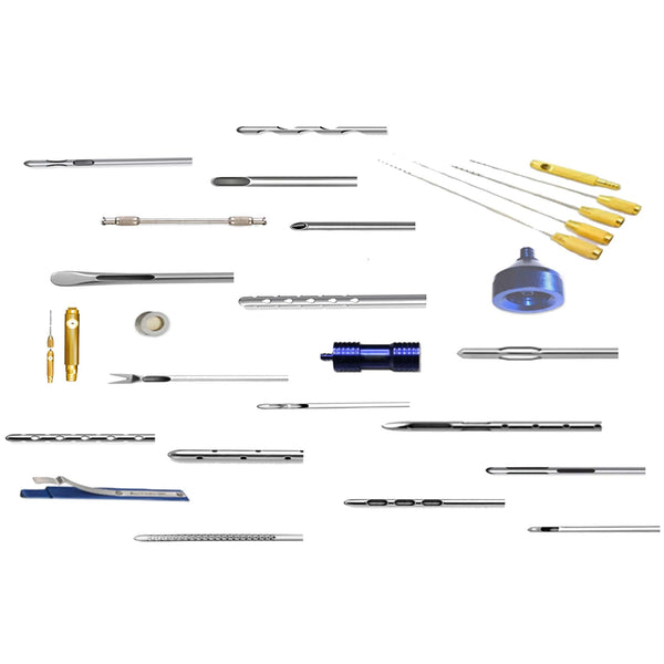 Liposuction Fat-Removal Cannulas Set - 52 Pcs