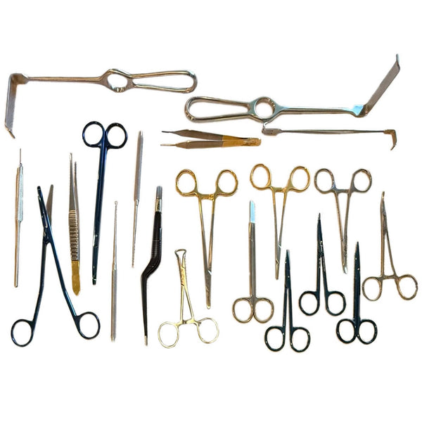 Plastic Surgery Instruments Set - 13 Pcs