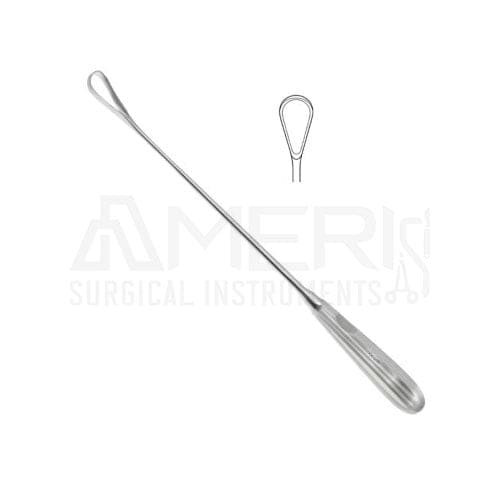 Curettes Utérines Sims Taille 0 - 11 Pouces, Lame Tranchante, Pour Chirurgie Gynécologique