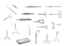 Advance Blepharoplasty (Eyelid) Instruments Set - 17 Pcs