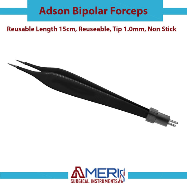 Adson Bipolar Forceps Reusable - Ameri Surgical Instruments Inc.