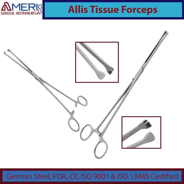 Allis Tissue Grasping Forceps - Ameri Surgical Instruments Inc.