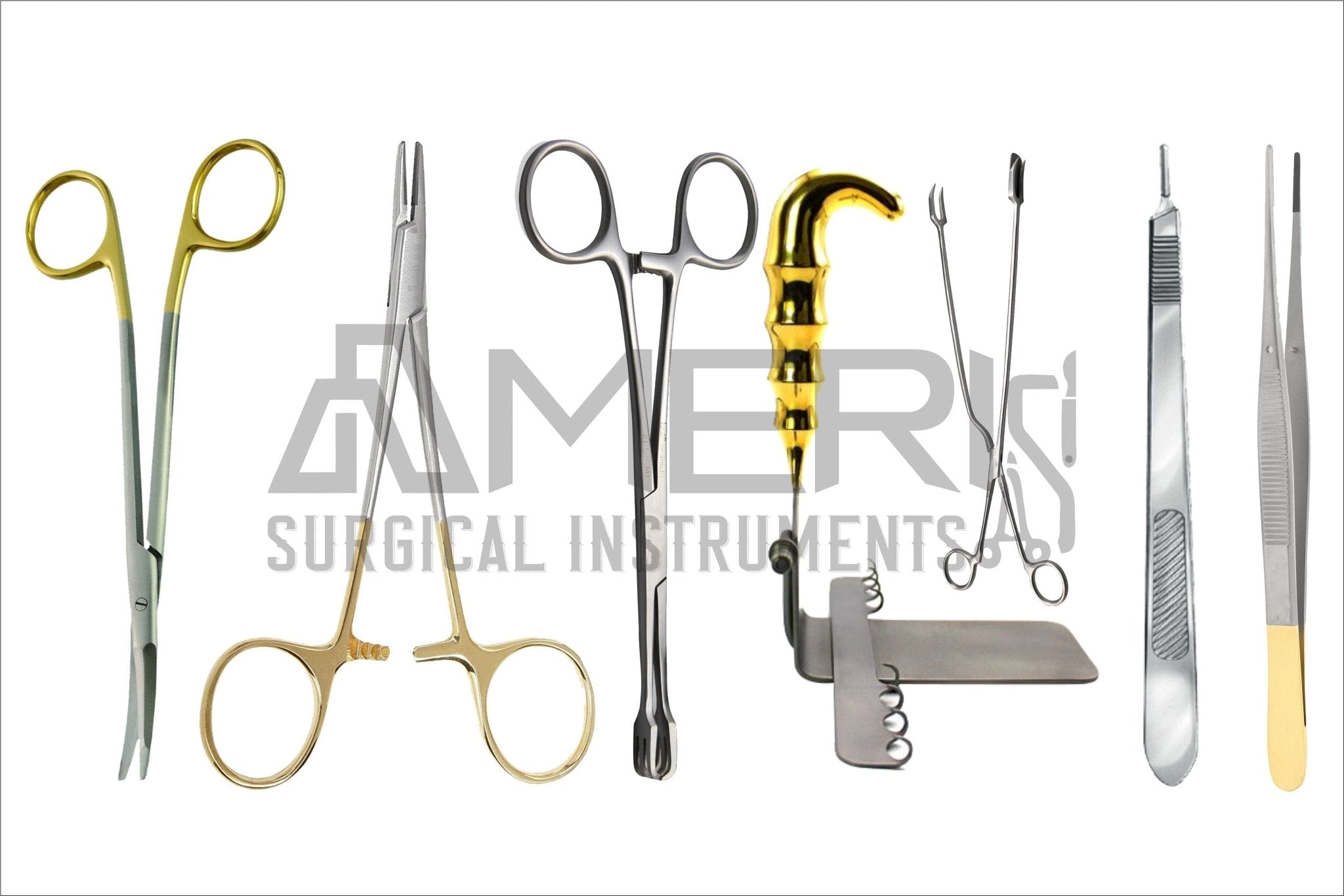 D&C Surgical Instruments Set - 45 Pcs for Abdominoplasty - Ameri ...