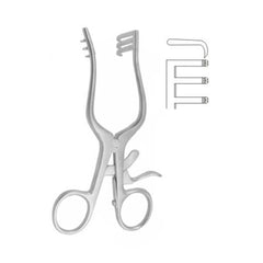 Self - Retaining Retractor (3 x 3 Sharp Prongs) - Ameri Surgical Instruments Inc.