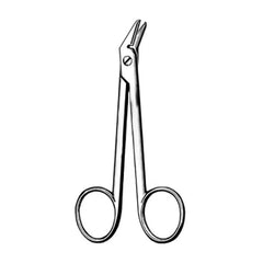 Suture Wire Cut Scissors with Serpentine Angled Tips - Ameri Surgical Instruments Inc.